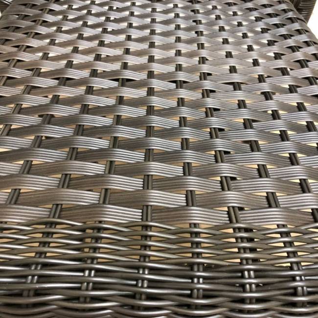 Кресло GIZA (Гиза) коричневое из искусственного ротанга