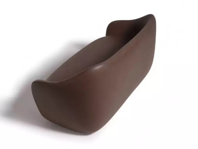 Диван пластиковый двухместный Reborn Standard мокко коричневый 1180х800х700 мм