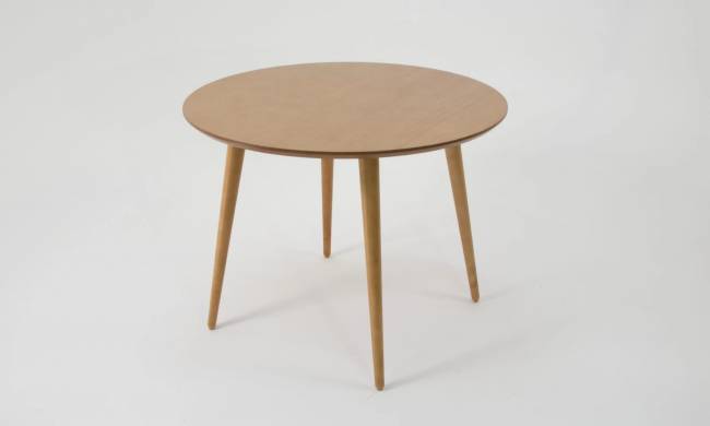 Стол Монте К 100 натур со стульями Джуно натур велюр коричневый