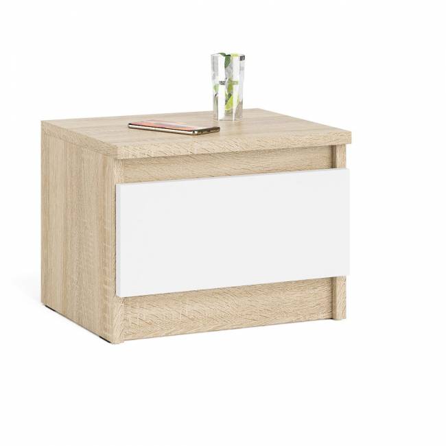 Тумба прикроватная Мори ТПМ400.1 цвет дуб сонома/белый Тумба прикроватная Мори ТПМ400.1 цвет дуб сонома/белый