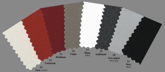 Зонт профессиональный 2.9х2.9 м Astro Carbon графит, слоновая кость 2900х2900 мм