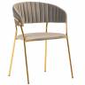 Стул Turin латте с золотыми ножками Стул Turin латте с золотыми ножками