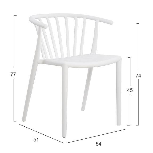 Стул Ансар пластик серый