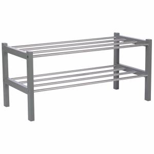 Обувница Атлас серый