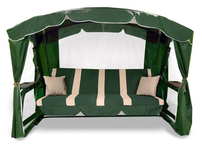 Садовые качели СИНГАПУР Зеленые Садовые качели СИНГАПУР Зеленые