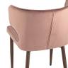 Стул Матео велюр пыльно-розовый ножки дерево