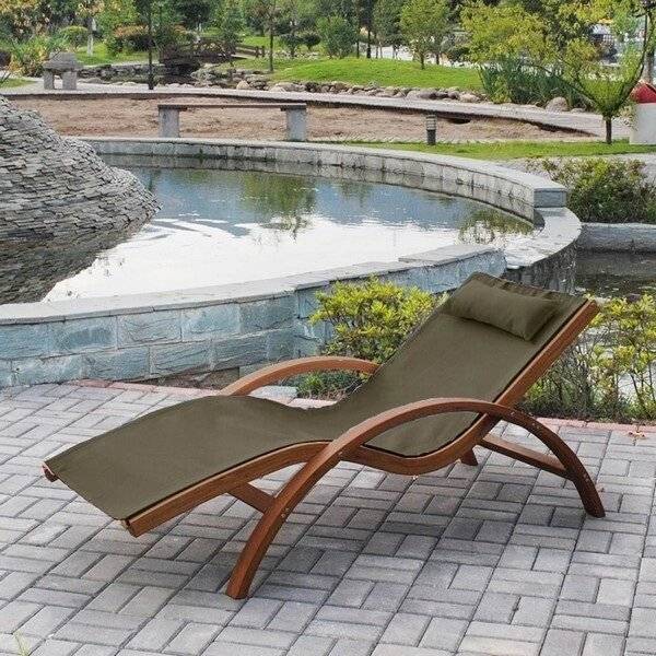 Шезлонг-лежак из сибирской лиственницы Мальта AFM-503 Olive Шезлонг-лежак из сибирской лиственницы Мальта AFM-503 Olive