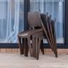 4 стула JULY коричневые