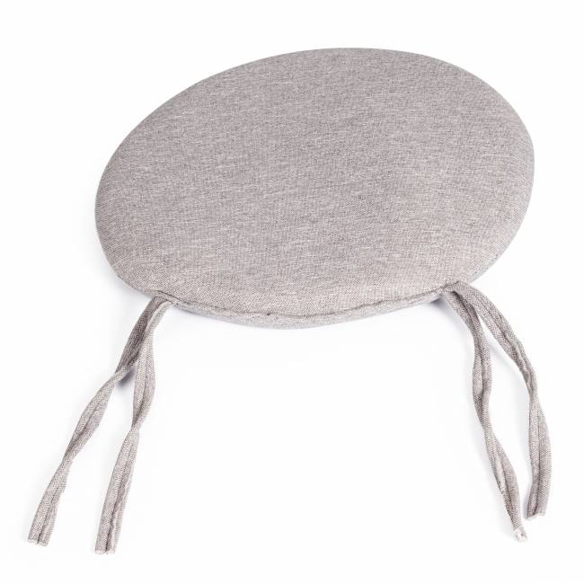 Кресло CLOUDE HOME рогожка/металл, 97х98х90-96см, серо-бежевый, 3M 16/2 светло-серый рогожка/металл