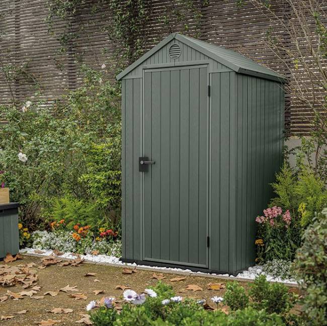 Сарай "Дарвин 4х4" (размеры 118 х 117 см), зеленый Сарай "Дарвин 4х4" (размеры 118 х 117 см), зеленый