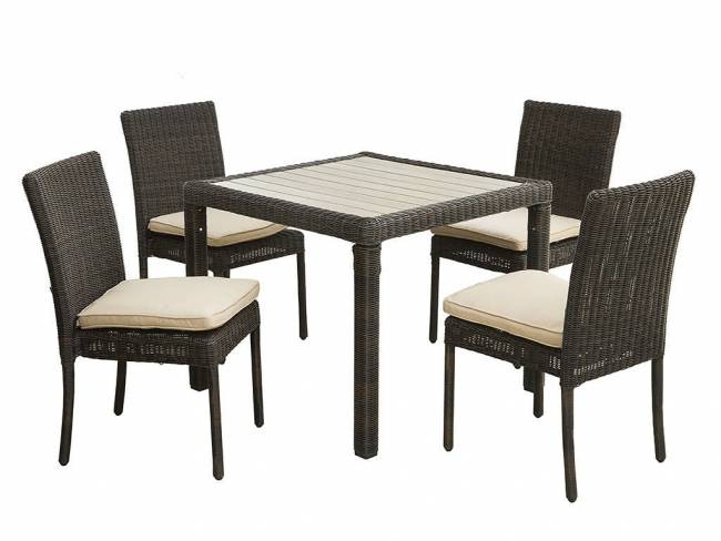 Комплект из искуственого ротанга обеденный 210011