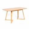 Стол раскладной VAKU (Ваку) МДФ/бук, 80х120+40х75см, натуральный Натуральный основание бук, столешница мдф Стол раскладной VAKU (Ваку) МДФ/бук, 80х120+40х75см, натуральный Натуральный основание бук, столешница мдф