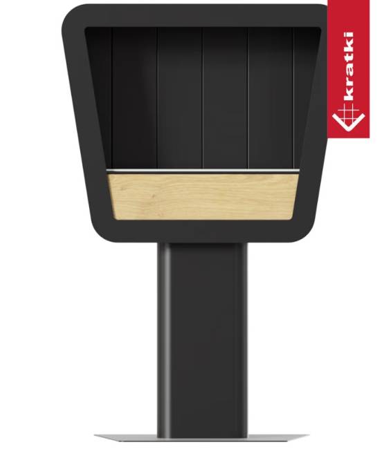 Биокамин напольный Kratki Prismo TUV