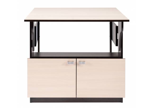 Стол деревянный Симоне венге / дуб молочный