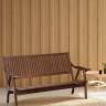Диван-скамья Массив решетка, каркас орех Диван-скамья Массив решетка, каркас орех