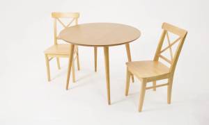 Стол Монте К 90 натур со стульями Ингольф натур