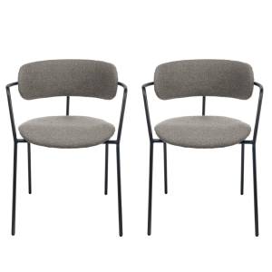 Комплект из 2-х стульев Ant букле серый