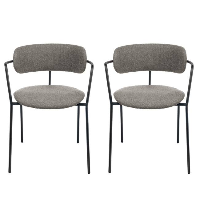 Комплект из 2-х стульев Ant букле серый