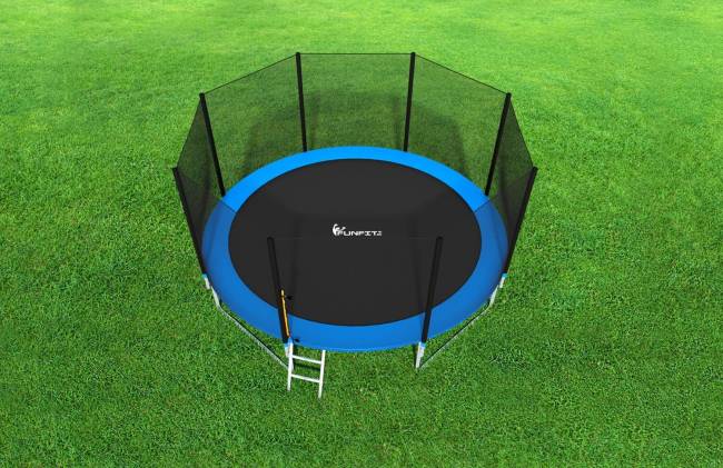 Батут "FunFit 404 см - 13ft", синий Батут "FunFit 404 см - 13ft", синий