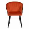 Стул Paola оранжевый с жаккардом Стул Paola оранжевый с жаккардом