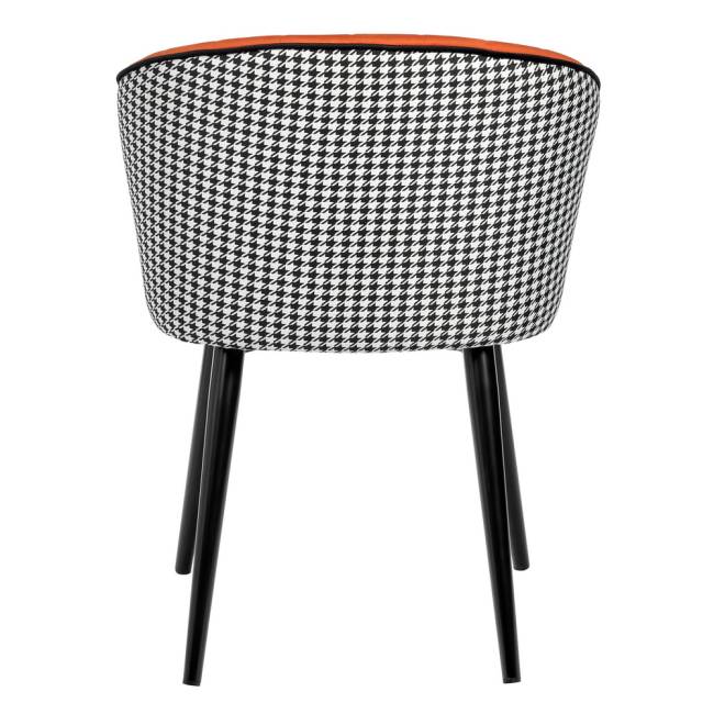 Стул Paola оранжевый с жаккардом Стул Paola оранжевый с жаккардом