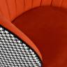 Стул Paola оранжевый с жаккардом Стул Paola оранжевый с жаккардом