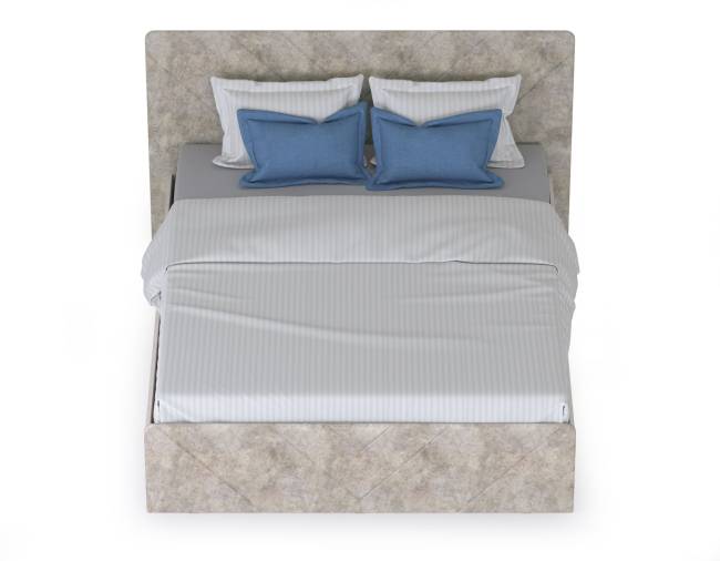 Кровать 1600 Амели 11.31 цвет шёлковый камень/бетон чикаго беж Кровать 1600 Амели 11.31 цвет шёлковый камень/бетон чикаго беж