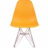 Стул Eames желтый, опора металл Стул Eames желтый, опора металл