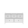 Комод Leset Хайди широкий 5 ящиков Белый Белый
