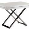 Стол-трансформер Левмар Cross D78/S79 белый/ опоры нерж.сталь Стол-трансформер Левмар Cross D78/S79 белый/ опоры нерж.сталь