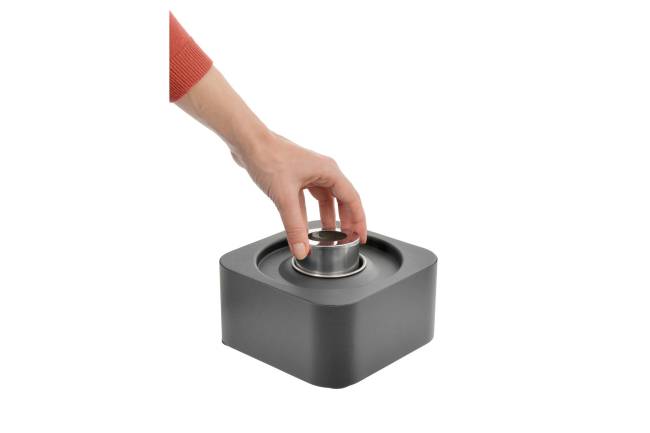 Биокамин настольный "SQUARE", 17x17x25,5 см, из металла, стекла