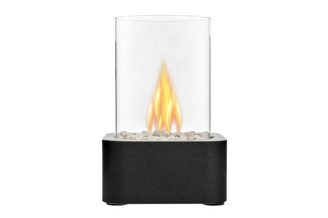 Биокамин настольный "SQUARE", 17x17x25,5 см, из металла, стекла