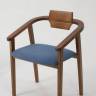 Стул-кресло Челси ПМ орех синий
