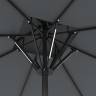 Зонт профессиональный 4х4 м Atlantic Solar антрацит, бежевый 4000х4000 мм
