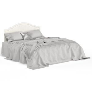 Кровать 1600 Ливерпуль 11.08 цвет ясень ваниль/белый