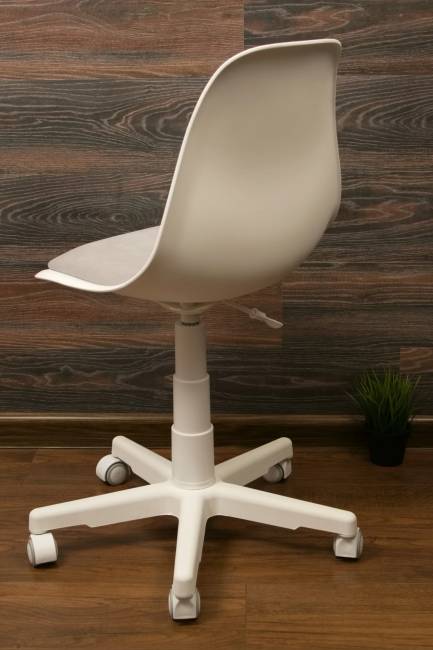 Кресло компьютерное Смузи белый/серый Кресло компьютерное Смузи белый/серый