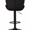 Стул барный DOBRIN BARNY BLACK, черный велюр (MJ9-101)