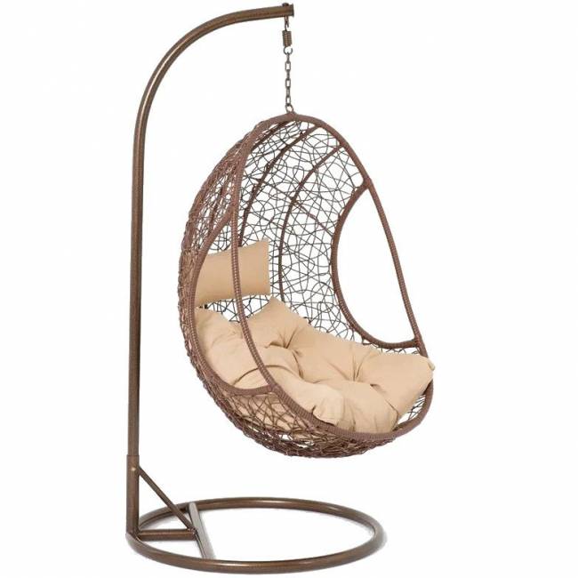 Подвесное кресло из искусственного ротанга Vinotti 44-004-11 Подвесное кресло из искусственного ротанга Vinotti 44-004-11