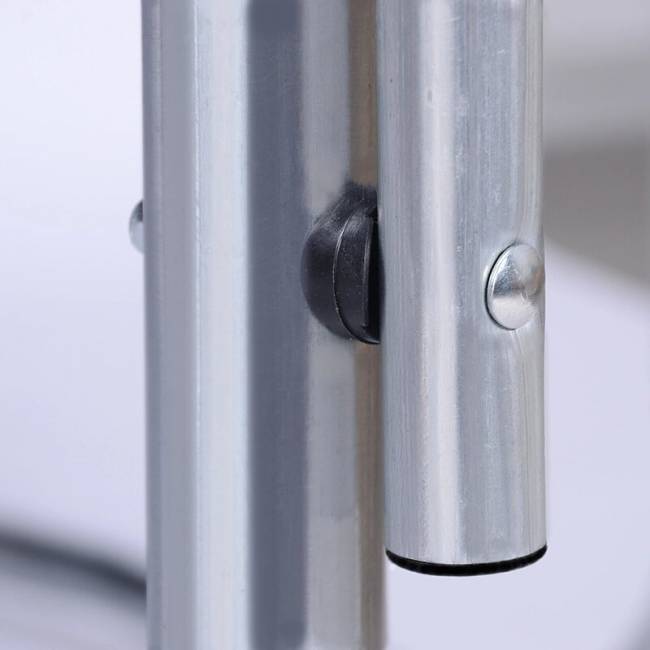 Батут "Atlas Sport", 312 см - 10ft BASIC (3 ноги) с внешней сеткой и лестницей GREEN