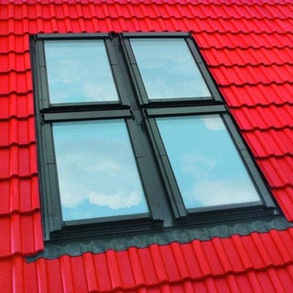 Часть комбинированного оклада к мансардному окну "Факро" KSV-3 660*980