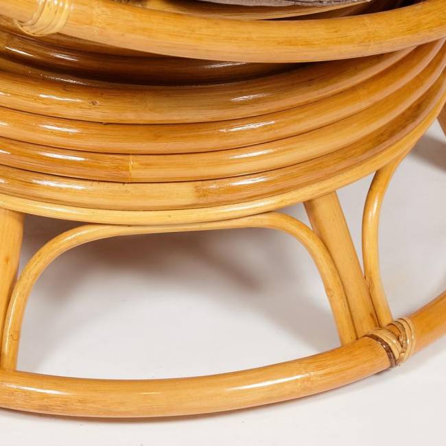 Кресло-качалка PAPASAN/ПАПАСАН w 23/01 B /с подушкой/ 115х78х104 см, Honey (мед), экошерсть Коричневый, 1811-5 Honey (мед) Кресло-качалка PAPASAN/ПАПАСАН w 23/01 B /с подушкой/ 115х78х104 см, Honey (мед), экошерсть Коричневый, 1811-5 Honey (мед)