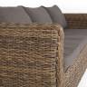 "Кальяри" диван из искусственного ротанга (гиацинт) трехместный, цвет соломенный "Кальяри" диван из искусственного ротанга (гиацинт) трехместный, цвет соломенный
