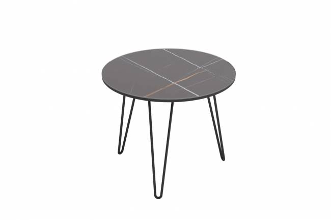 Стол журнальный "РИД Glass 430", сахара нуар/черный матовый Стол журнальный "РИД Glass 430", сахара нуар/черный матовый