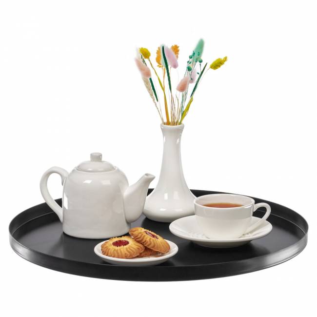 Кофейный столик Moon 45x51см, чёрный Кофейный столик Moon 45x51см, чёрный