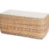 "Кальяри" журнальный столик из искусственного ротанга (гиацинт), цвет соломенный "Кальяри" журнальный столик из искусственного ротанга (гиацинт), цвет соломенный