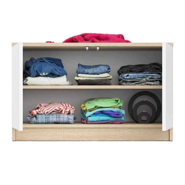 Тумба/антресоль Мори МА900.1 цвет дуб сонома/белый Тумба/антресоль Мори МА900.1 цвет дуб сонома/белый