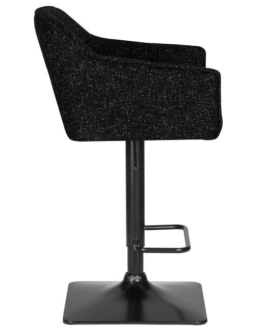 Стул барный DOBRIN RALF, черный твид (LEO18)