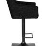 Стул барный DOBRIN RALF, черный твид (LEO18)