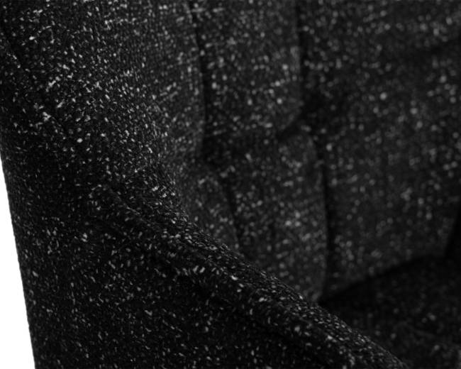 Стул барный DOBRIN RALF, черный твид (LEO18)