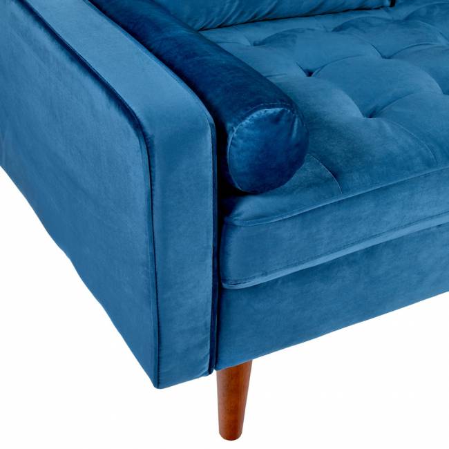 Диван Scott трехместный синий Диван Scott трехместный синий